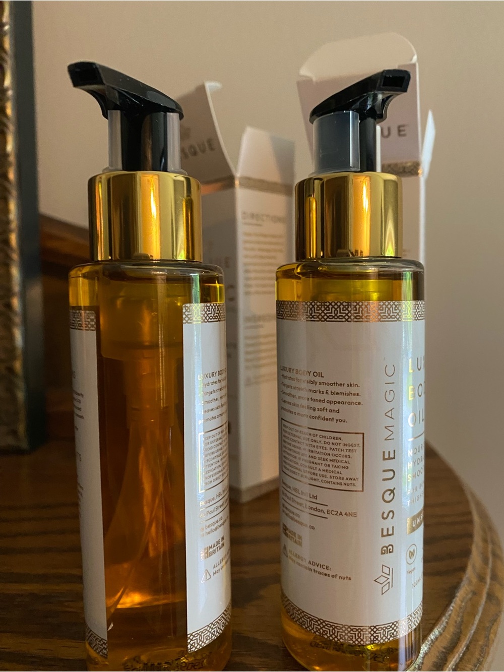 2 Besque Magic Luxury Body Oil, Unscented 100ml (3.4Fl oz.) NEW. - Picture 5 of 8